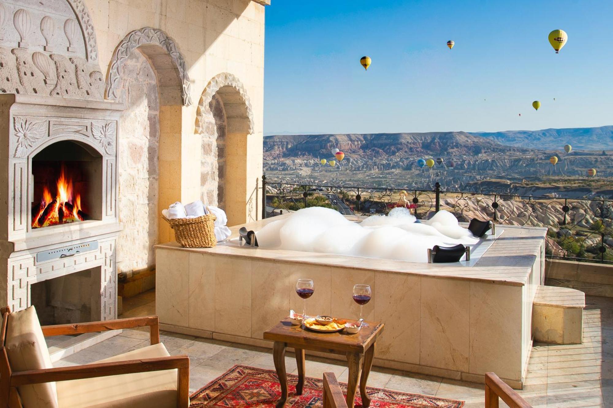 Simera In Cappadocia - Special Class - Best View Rooftop Üçhisar Buitenkant foto