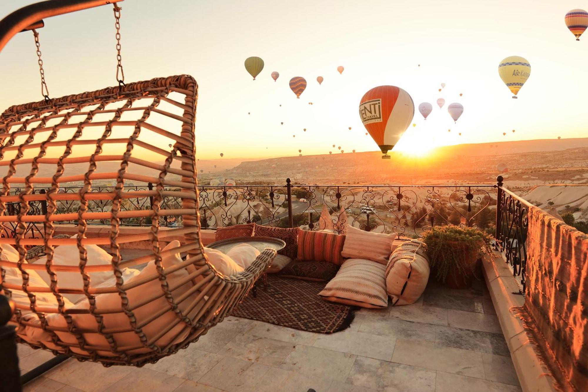 Simera In Cappadocia - Special Class - Best View Rooftop Üçhisar Buitenkant foto